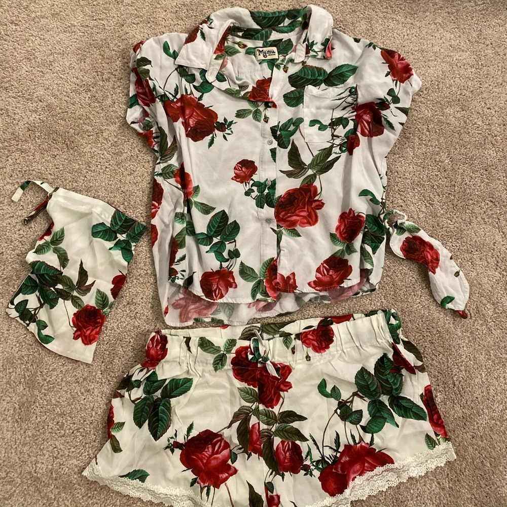 Show Me Your Mumu Rose sleep set SMYM Size M